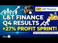 L&amp;T Finance Q4 FY26 Results: 27% Profit Jump!  #larsentoubro #L&amp;Tfinance #larsentoubrofinance #q4