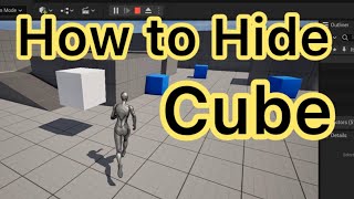 How to Hide a Cube When the Player Enters a Trigger Volume - Unreal Engine Blueprints UE5