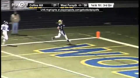 West Forsyth's #10 Jake Wieczorek 74 yd TD