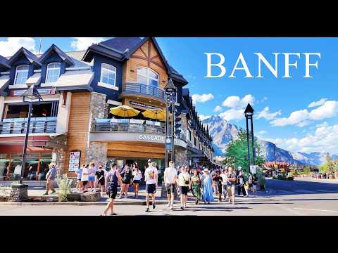 バンフの街歩き動画