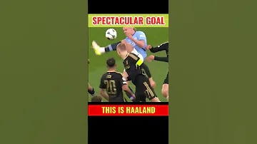ERLING HAALAND S ACROBATIC GOAL Trending Goal Haaland Football Footballskills Futbol Mancity 