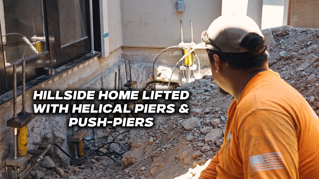 Hillside Home Lifted in Rancho Santa Fe. Video preview.