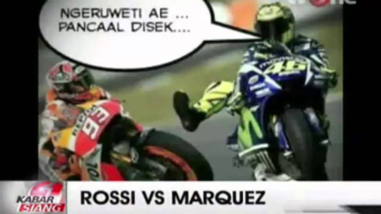 Meme Lucu Dan Kocak Abiss Insiden Rossi Vs Marquez Di MotoGP