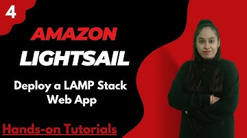 #4 Deploy a LAMP Stack Application to Amazon Lightsail | AWS Hands-on Tutorial #aws #awstraining