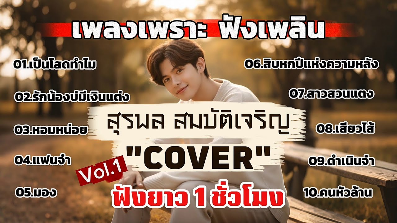 รวมเพลงCOVER สุรพล สมบัติเจริญ  | สไตล์ป๊อบ ฟังเพลินยาว ๆ | Vol.1