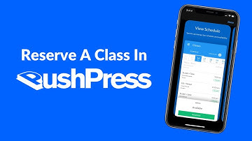 How To Reserve A Class Using the PushPress Member App