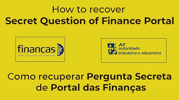 How to Recover Secret Question of Finance Portal [ Explained in English | HD ]