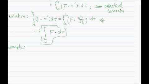 Line Integrals of Vector Fields: Introduction
