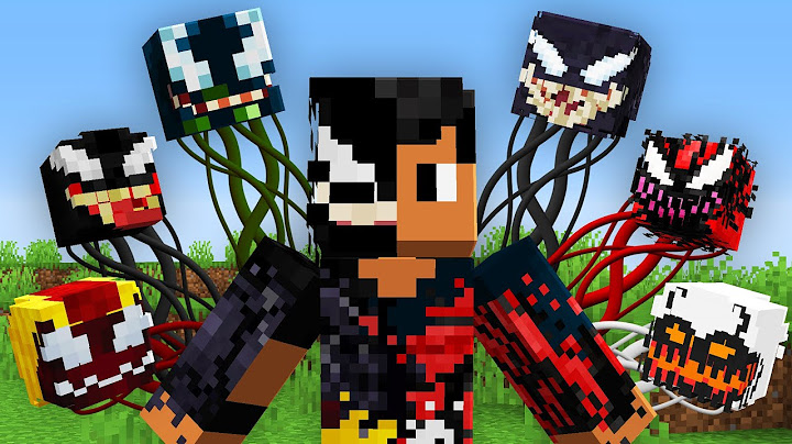 COMO EU VOU CRIAR TODAS SYMBIOTES DO MINECRAFT