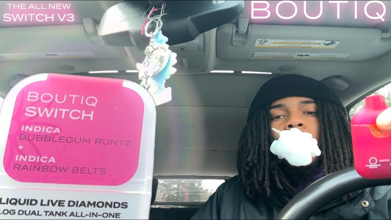 BOUTIQ SWITCH V3 1G (REVIEW) - BUBBLEGUM RUNTZ X RAINBOW BELTS