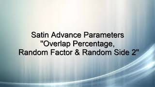 How To Use Overlap Percentage, Random Factor, And Random Side 2 In Stitchmax. (0216)