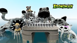 TORTURE ALL NEW ZOONOMALY MONSTERS FAMILY in FLATWATER - Garry's Mod