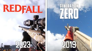 Redfall vs Generation Zero | Direct Comparison!
Redfall (2023) PC XSX vs Generation Zero PC PS4 XOne (2019)!
0:00 Inside
0:35 Outside
1:01 Shadow
1:24 Ambient Sounds
1:57 Water
2:22 Grass
2:47 Tree
3:06 Explosion
3:22 Body
3:45 Tires
4:18 Weapon Recoil
4:55 Frags
5:50 Boss
â–¶ If you like my content you can subscribe: https://www.youtube.com/@FaithRTX/ Redfall vs Generation Zero | Direct Comparison!