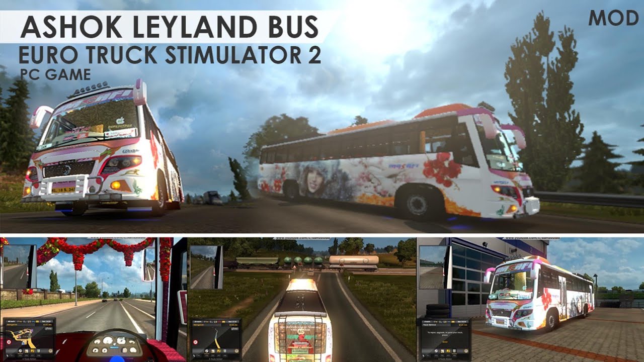 Ashok Leyland Kerala Bus in ETS2 - MOD - Euro Truck Stimulator MOD Ashok Leyland Kerala Bus in ETS2 - MOD - Euro Truck Stimulator MOD #1