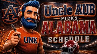 ‼️ALABAMA Football 2026 Schedule Prediction | Alabama Fans BIG Mad 😡