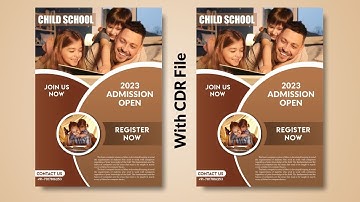 Pamphlet Design In CorelDraw how to make Brochure Design in CorelDraw