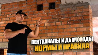 ДЫМОХОД и вентиляционные каналы. Газификация ДОМА.