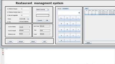 Java Project  Restaurant Management System using NetBeans  And Mysql Database in one video