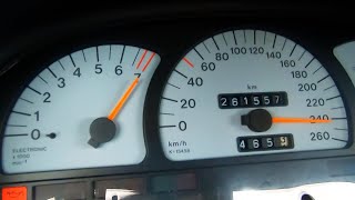 Opel Calibra 4x4 Turbo Acceleration 0-250