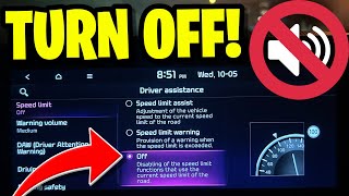 How to Turn OFF Speed Limit Alert Warning Kia! (Permanently) screenshot 2