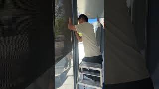 Your window can play videos now?#leddisplay #windowdisplay #glassdesign #hologram #transparentled