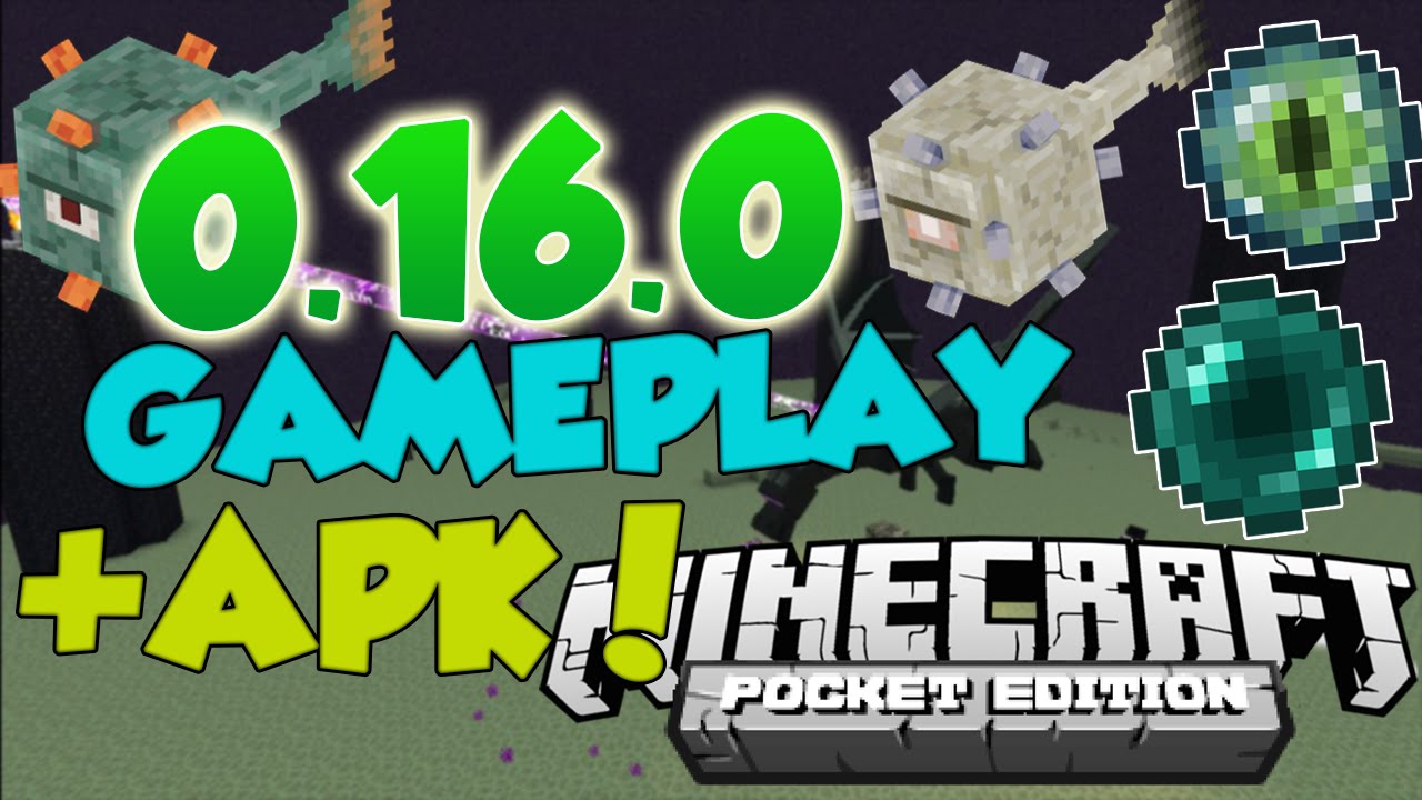 MCPE 0.16.0 OFFICIAL APK DOWNLOAD + GAMEPLAY MINECRAFT PE (Pocket
