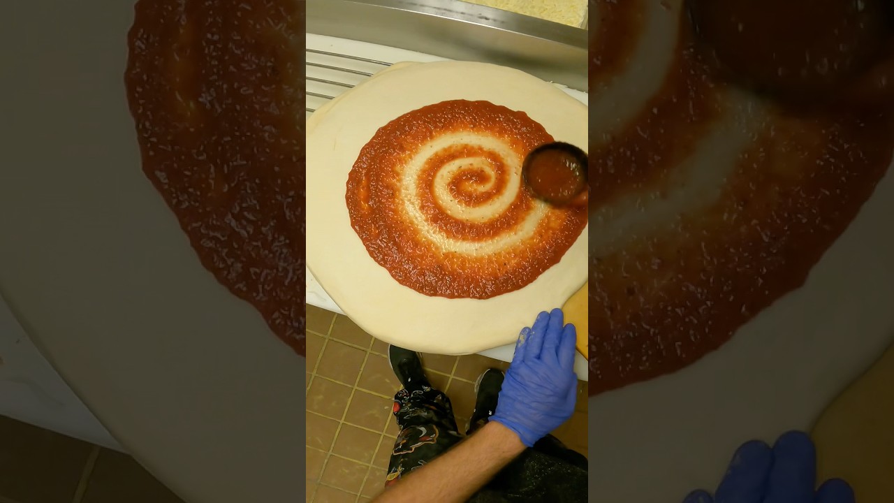 How a Real Pizzeria Makes a Cheese Pizza | Satisfying POV 