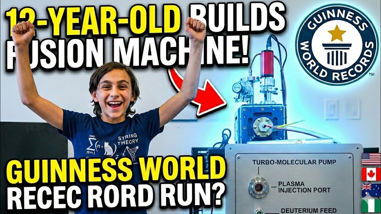  12-Year-Old Genius Builds Nuclear Fusion — The Mind of Aiden McMillan Will Shock the World!