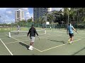 Ala Wai Pickleball | Men’s Doubles, Aaron/Keith vs Clint/Brian | O’ahu, Hawai’i