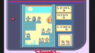 NINTENDO GAME BOY Tetris - "Best Ending" (B-TYPE / Level 9 / High 5)