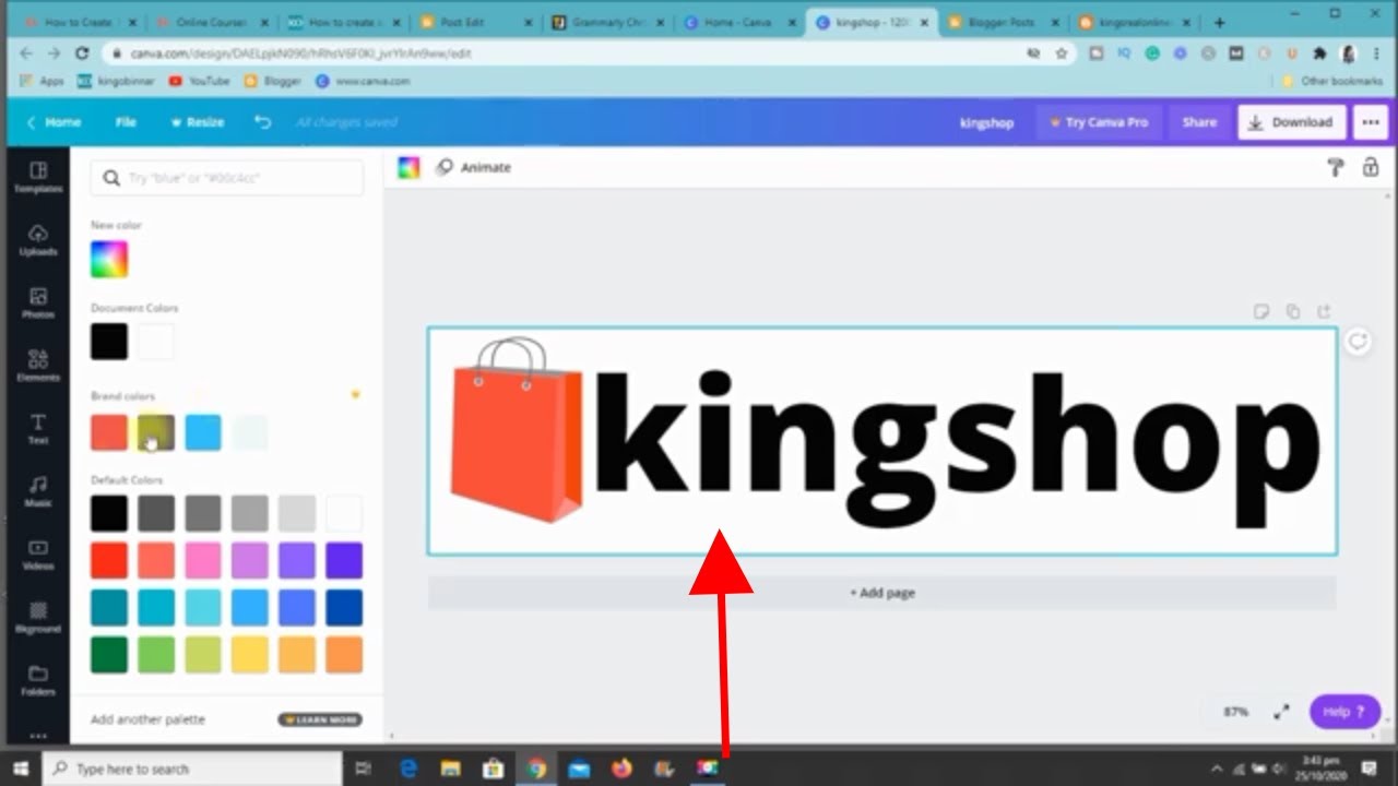 How to create a free and professional logo with canva | Ecommerce ...