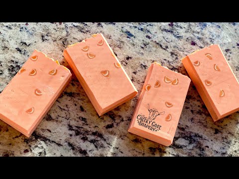 How I Add Orange Juice to Cold Process Soap- The making of ‘Orange Juice’