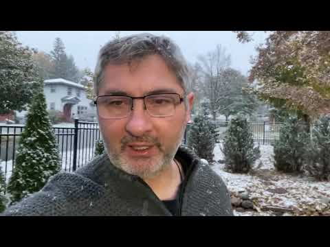 პირველი თოვლი 2020 ის 17 ოქტომბერს / როგორ ცხოვრობს ამერიკა