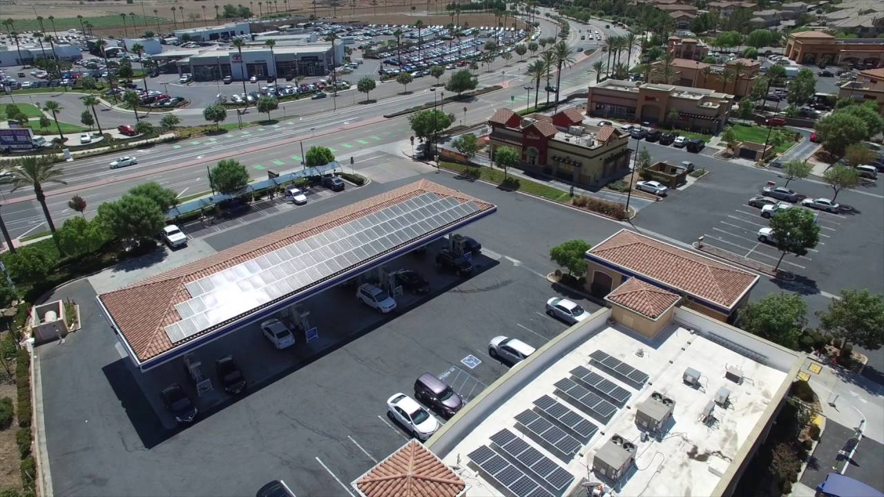 ARCO Gas Station Solar Panels Installation Aikyum Solar YouTube
