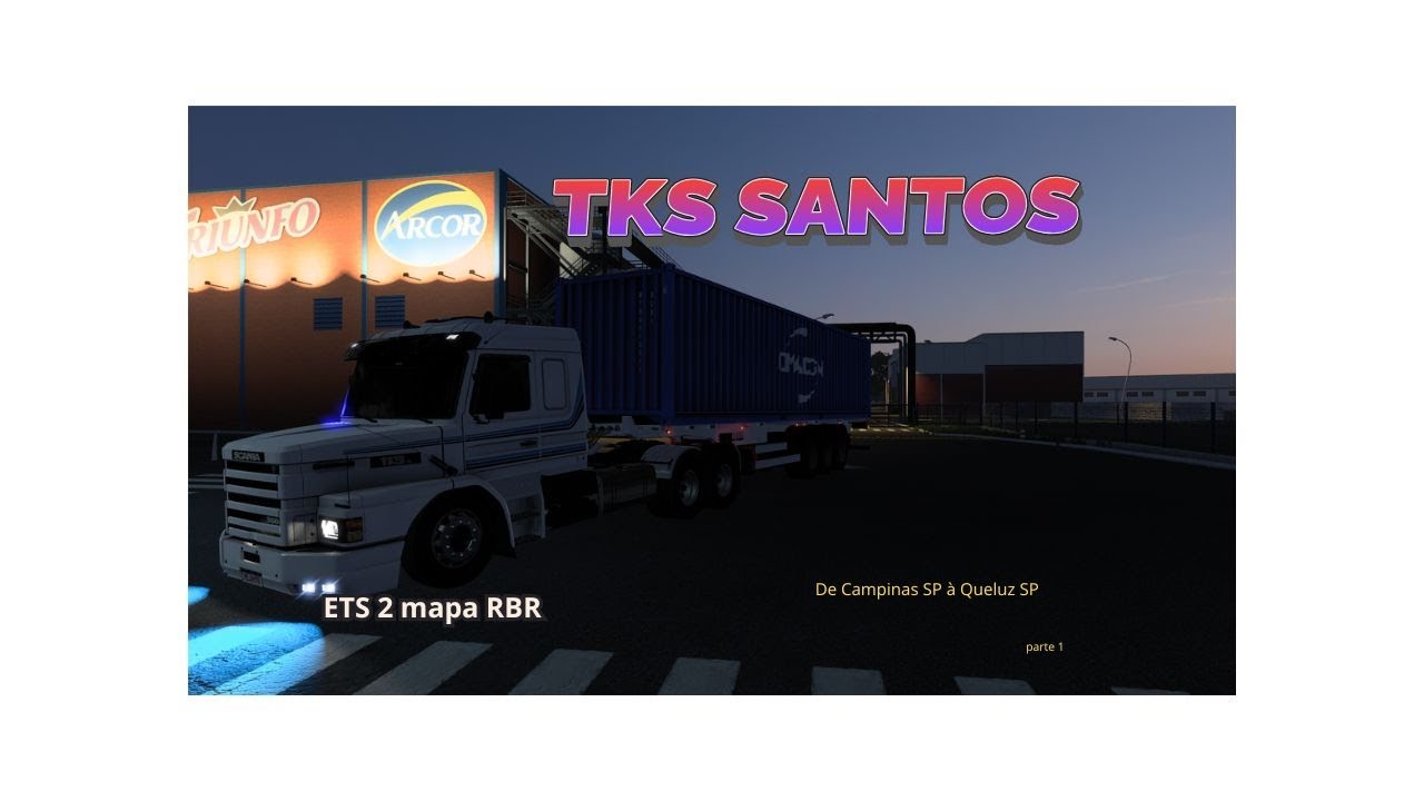 jogando ETS 2 no Mapa RBR