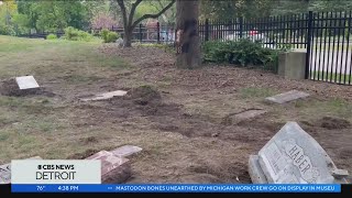 Carjacking suspect crashes into Dearborn cemetery during police chase
