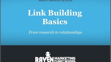 SEO: Link Building Basics from Research to Relationships