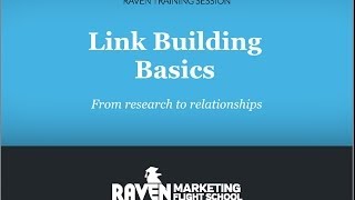 SEO: Link Building Basics from Research to Relationships