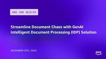 Streamline Document Chaos with GenAI Intelligent Document Processing (IDP) Solution