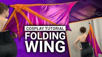 How to make a FOLDING WING! | Hades Cosplay Tutorial