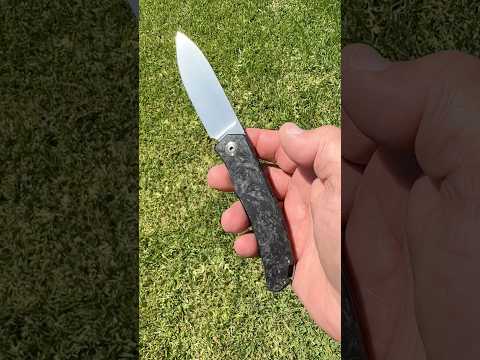 My purple Haze Fat Carbon Urban XL knife with a hollow ground Elmax blade… so smooth!