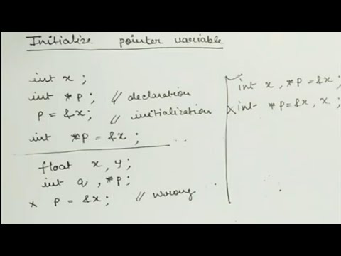 How to initialize pointer variable/C programming