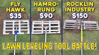 CHEAP versus EXPENSIVE Lawn Leveling Tools