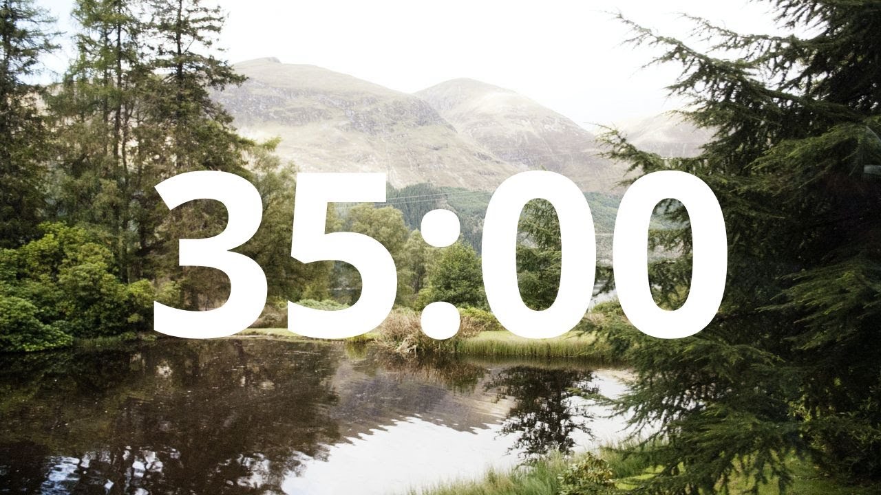 35 Minute Countdown Timer With Alarm (Simple Beep) - YouTube