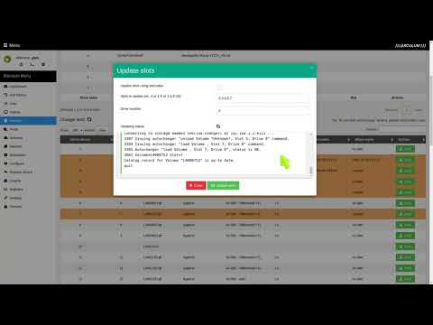 Baculum - autochanger management
