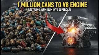 1 Million Cans to V8 Engine: Recycling Aluminum into Supercars (Step-by-Step)