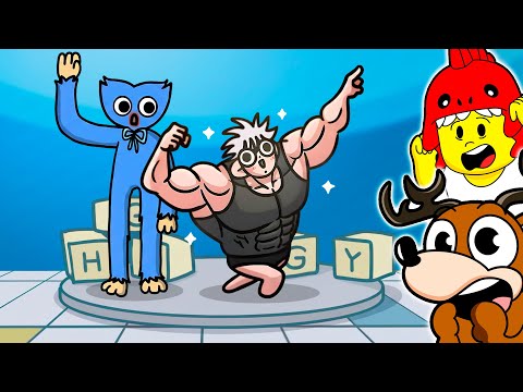 GIGAGOJO Vs Poppy Playtime! FUNNIEST ANIMATIONS - Roblox Reaction!