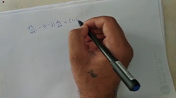 Solution of linear differential equations for second order for bsc 2nd yr by Ram Arora