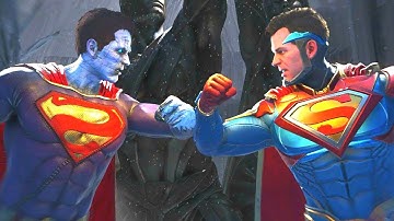 Injustice 2 - Bizarro Vs Superman All  Intro Dialogue/All Clash Quotes, Super Moves