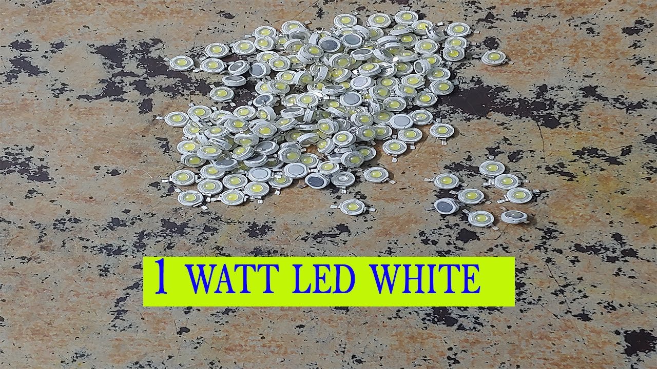How to Unboxing White 3v 1w high power led light Best led for making electronic project in Hindi